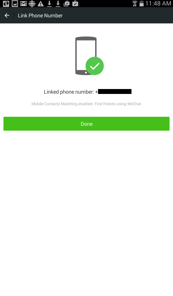 would my phone number be exposed by using wechat out