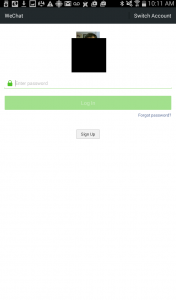 WeChat forgot password 1